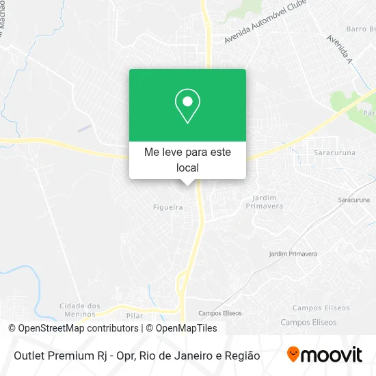 Outlet Premium Rj - Opr mapa