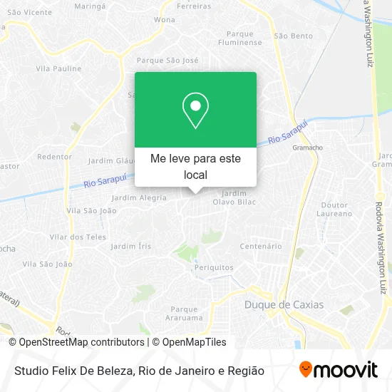 Studio Felix De Beleza mapa