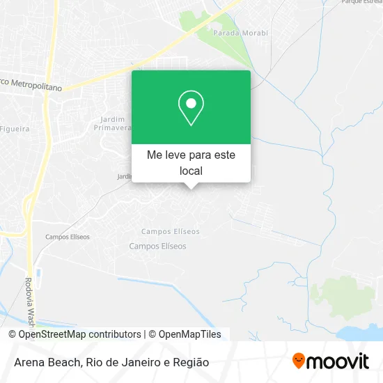 Arena Beach mapa