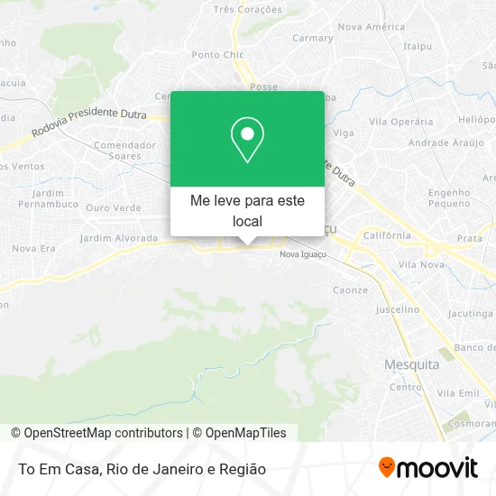 To Em Casa mapa
