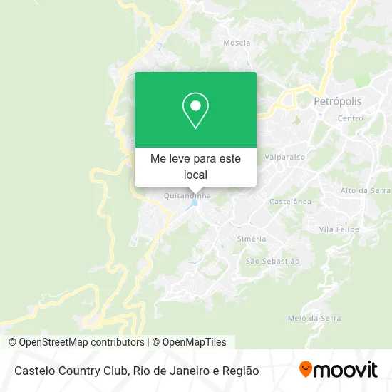 Castelo Country Club mapa