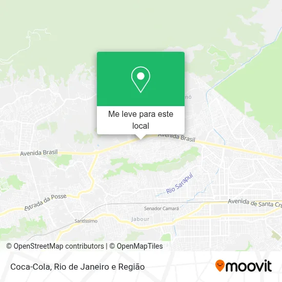Coca-Cola mapa