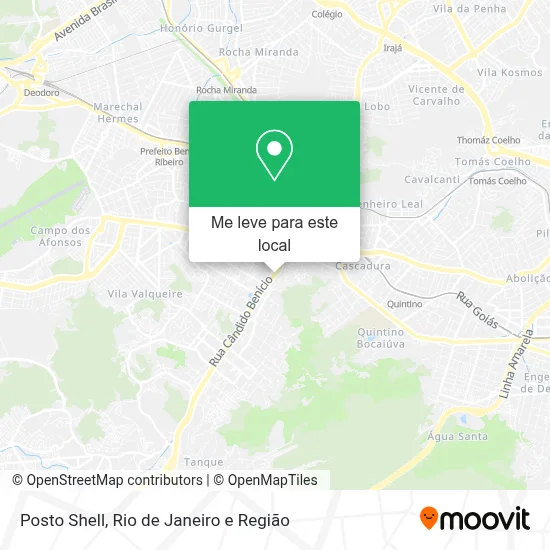 Posto Shell mapa
