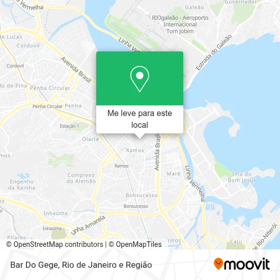 Bar Do Gege mapa