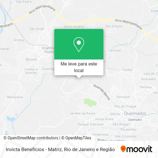 Invicta Benefícios - Matriz mapa