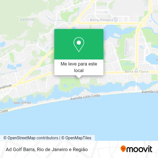Ad Golf Barra mapa