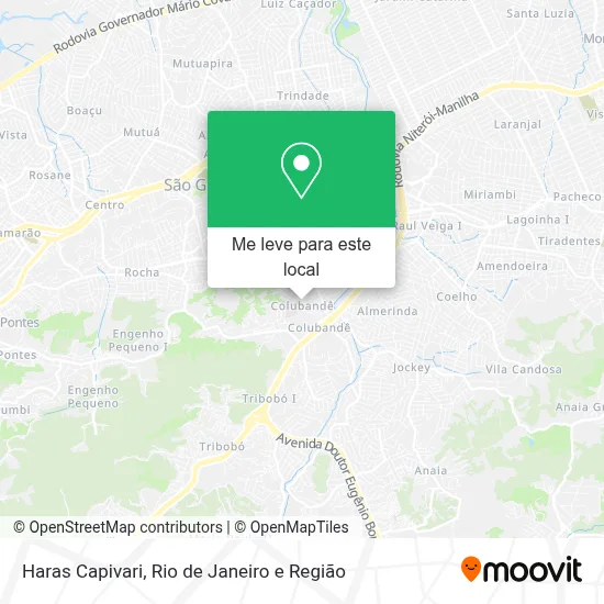 Haras Capivari mapa