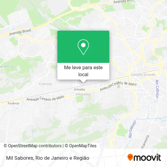 Mil Sabores mapa