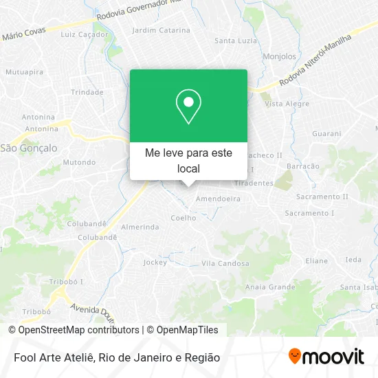 Fool Arte Ateliê mapa
