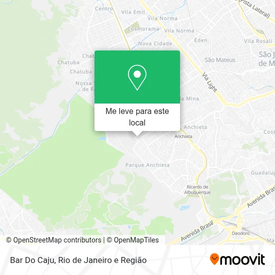 Bar Do Caju mapa