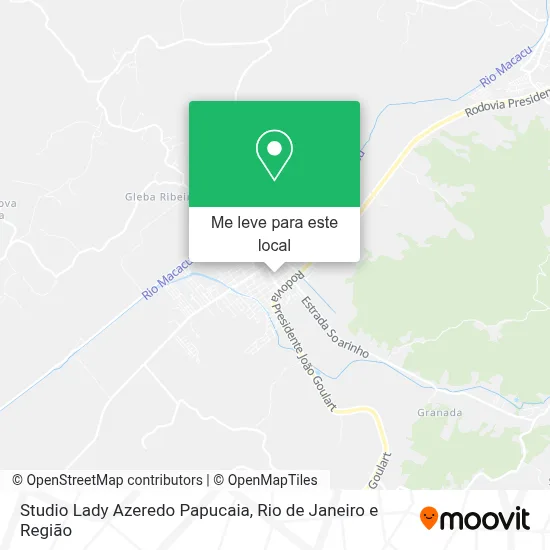 Studio Lady Azeredo Papucaia mapa