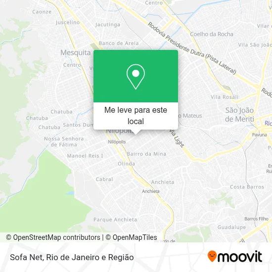 Sofa Net mapa