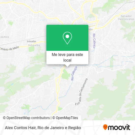 Alex Contos Hair mapa
