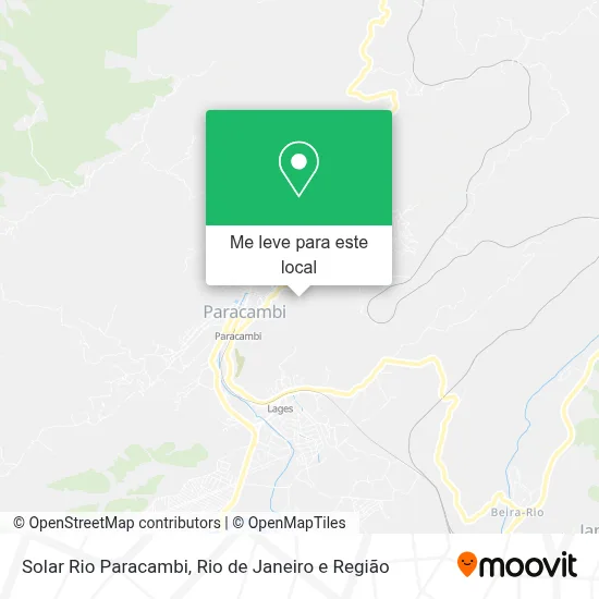 Solar Rio Paracambi mapa
