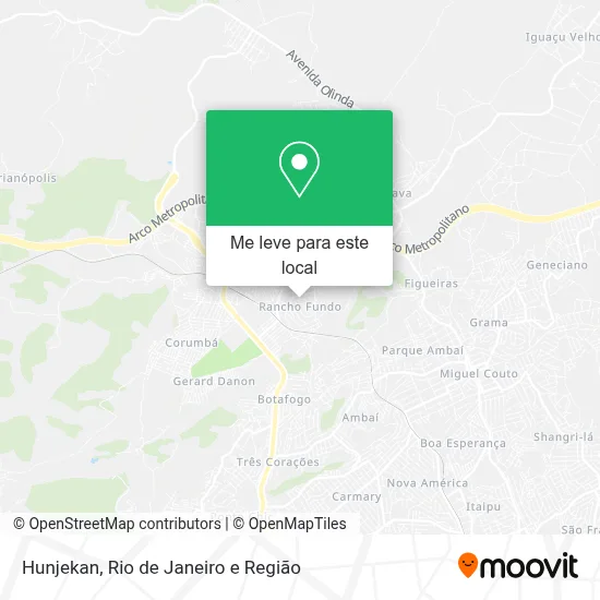 Hunjekan mapa