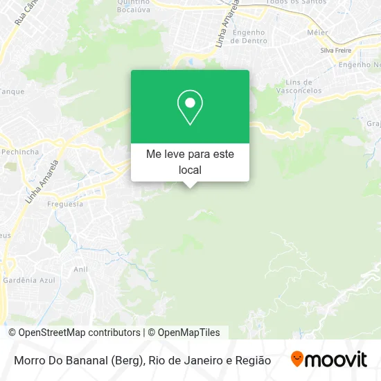 Morro Do Bananal (Berg) mapa