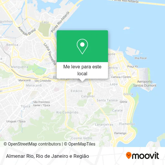 Almenar Rio mapa