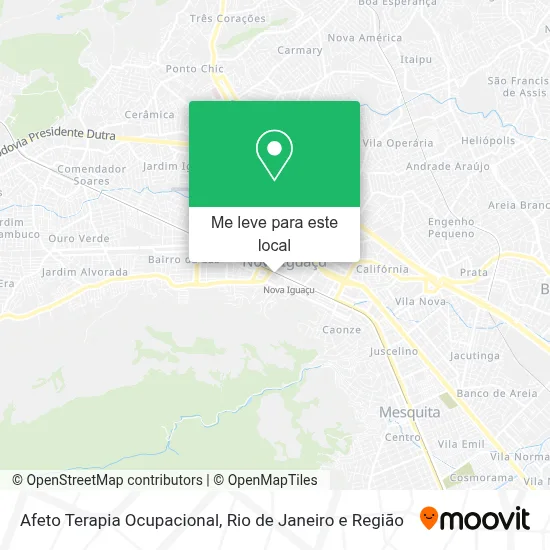Afeto Terapia Ocupacional mapa