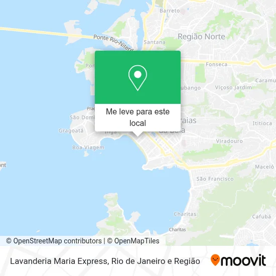 Lavanderia Maria Express mapa