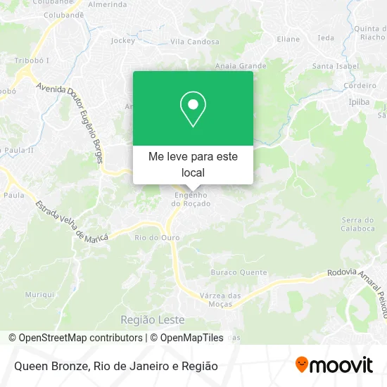 Queen Bronze mapa