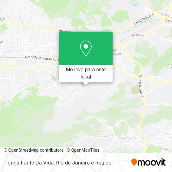 Igreja Fonte Da Vida mapa