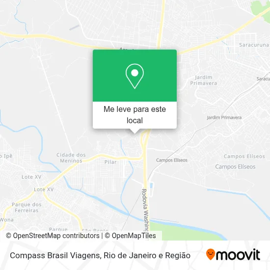 Compass Brasil Viagens mapa