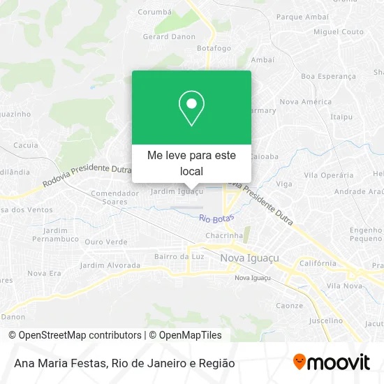 Ana Maria Festas mapa