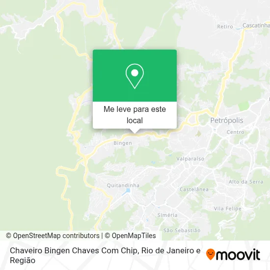 Chaveiro Bingen Chaves Com Chip mapa