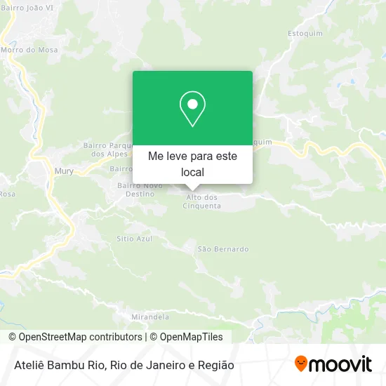 Ateliê Bambu Rio mapa