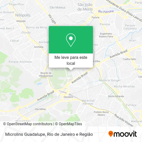 Microlins Guadalupe mapa