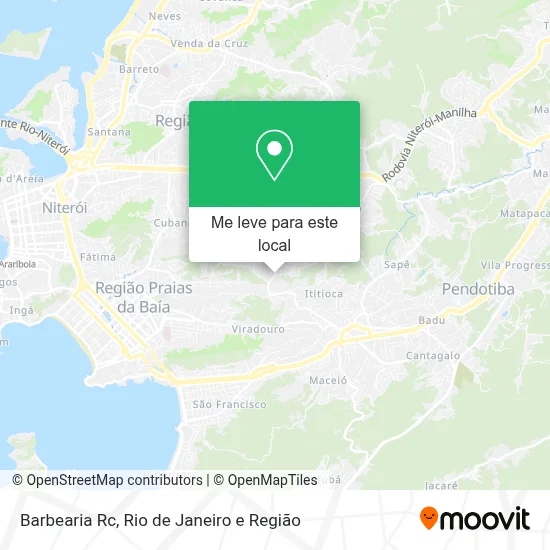 Barbearia Rc mapa