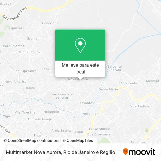 Multimarket Nova Aurora mapa