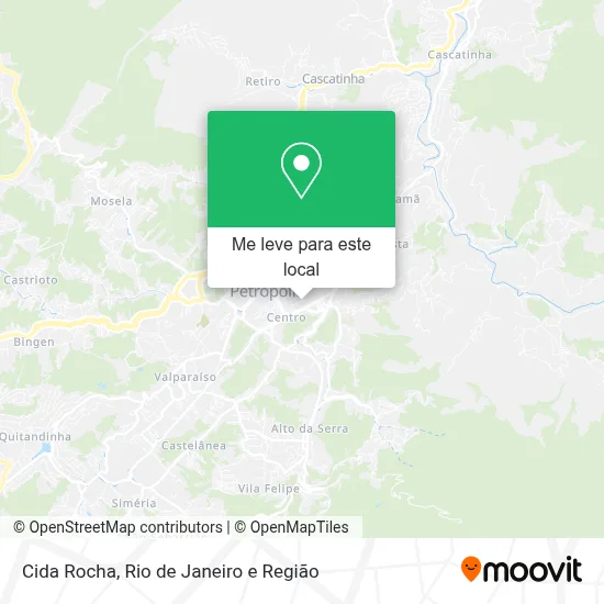 Cida Rocha mapa