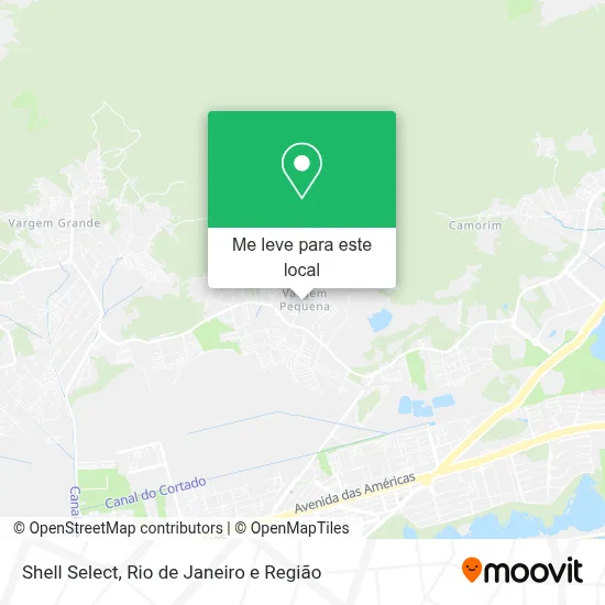 Shell Select mapa