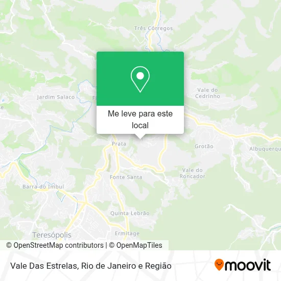 Vale Das Estrelas mapa