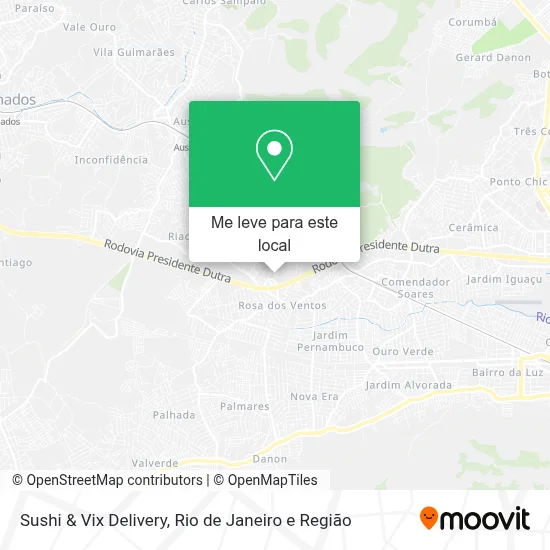 Sushi & Vix Delivery mapa
