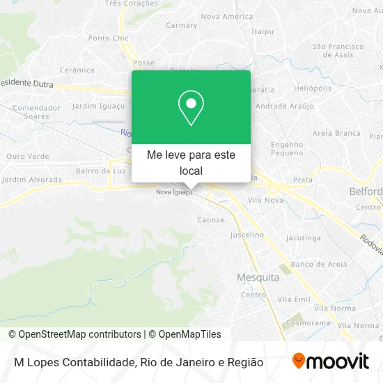 M Lopes Contabilidade mapa