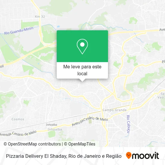 Pizzaria Delivery El Shaday mapa