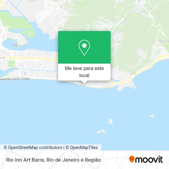 Rio Inn Art Barra mapa