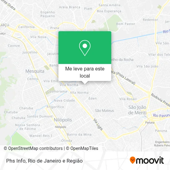 Phs Info mapa