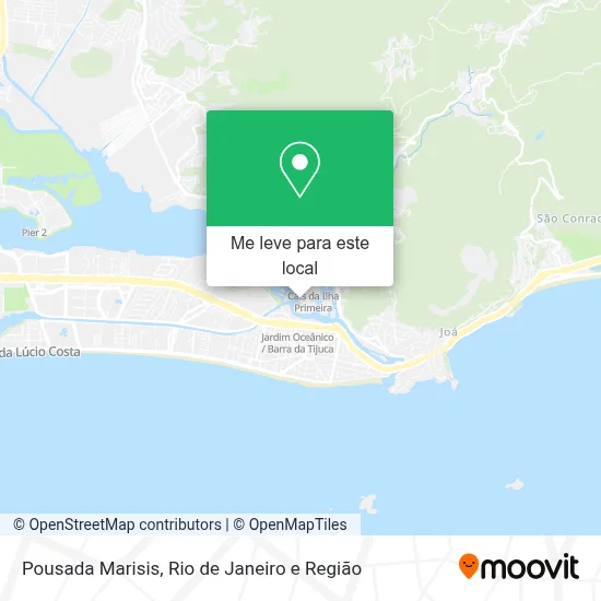 Pousada Marisis mapa