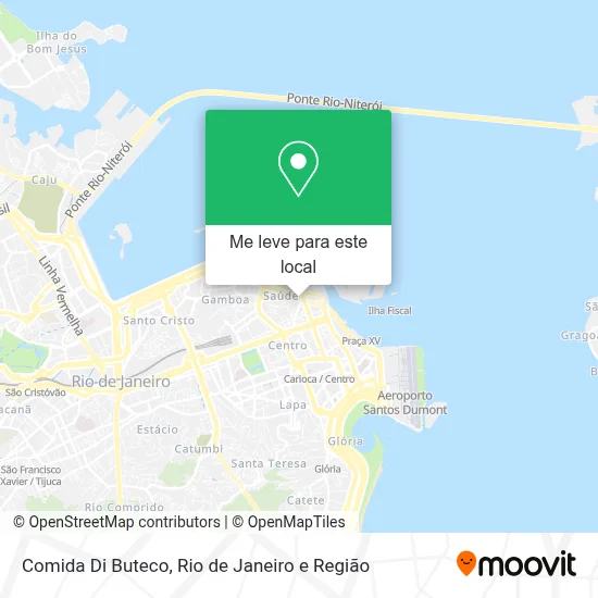 Comida Di Buteco mapa