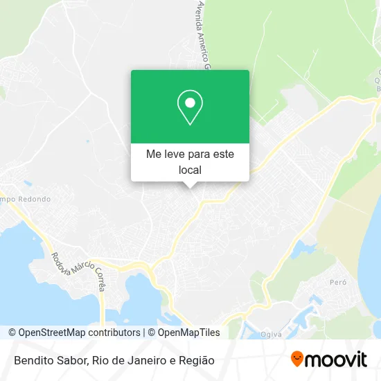 Bendito Sabor mapa