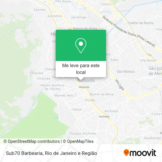 Sub70 Barbearia mapa