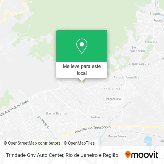 Trindade Gnv Auto Center mapa