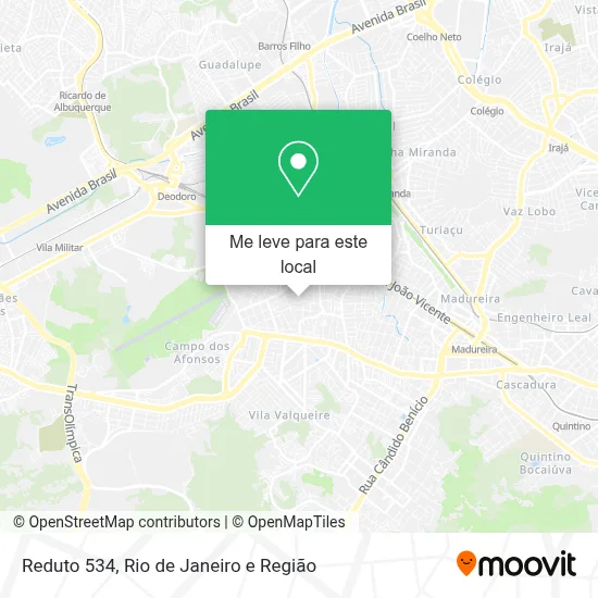 Reduto 534 mapa