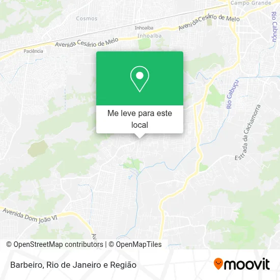 Barbeiro mapa