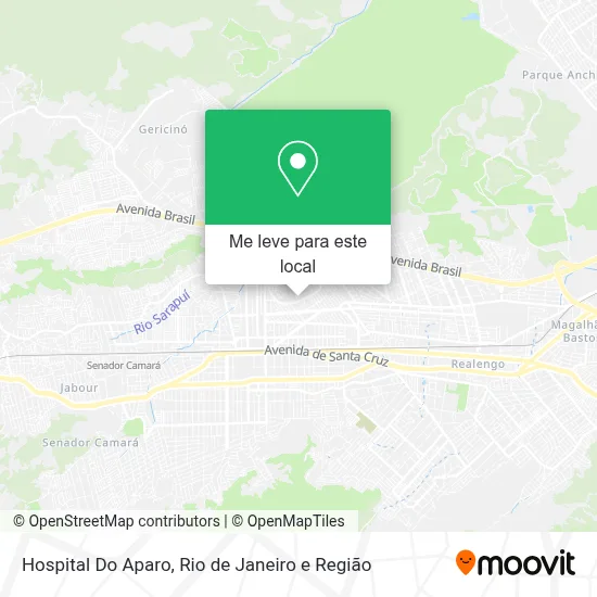 Hospital Do Aparo mapa