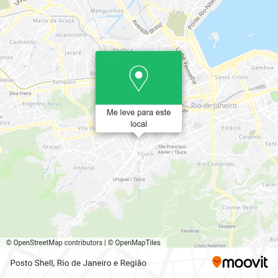 Posto Shell mapa