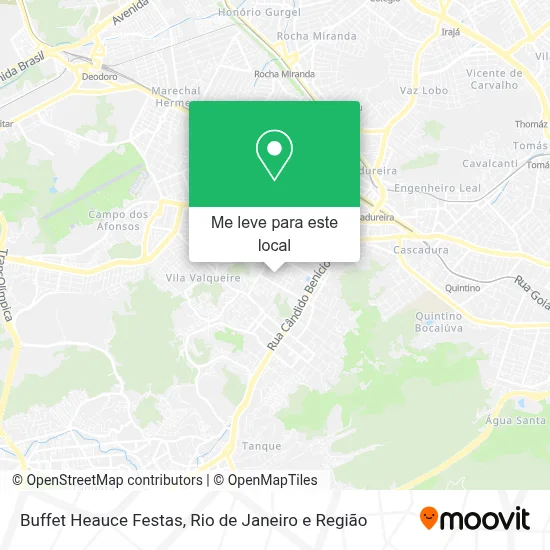 Buffet Heauce Festas mapa